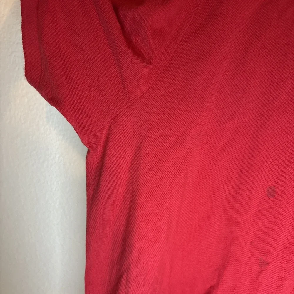 Polo Ralph Lauren‎ Classic Fit red  Short Sleeve Polo Shirt Mens XL